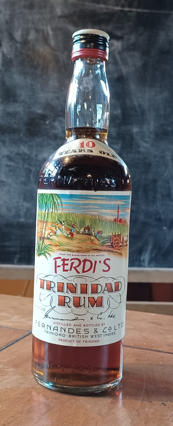 Ferdi's 10 Year Old Trinidad Rum - 1970s