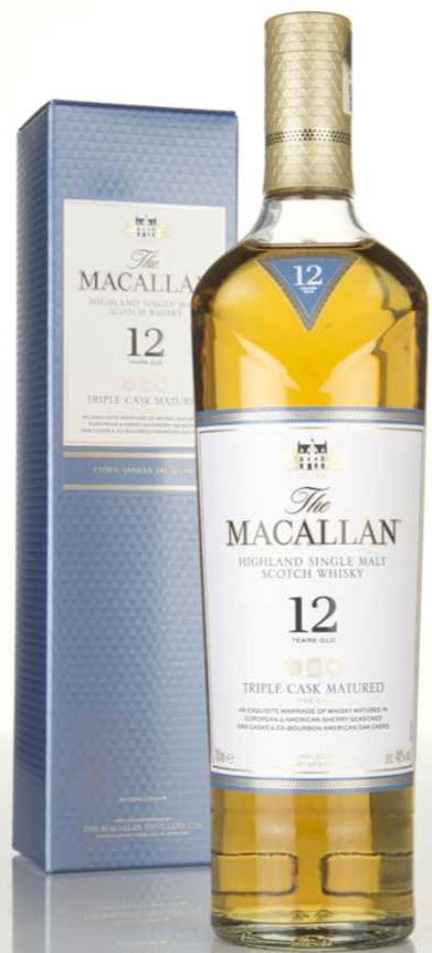Macallan 12yo Triple Cask Single Highland Malt Whisky