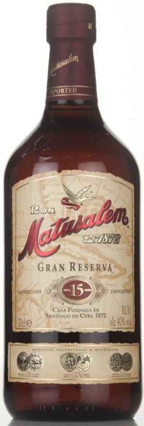 Matusalem 15 year Solera Gran Reserva Cuban Rum