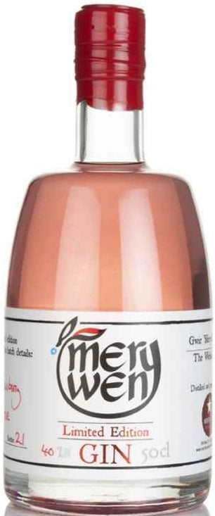 Merywen Welsh Strawberry & Rose Gin